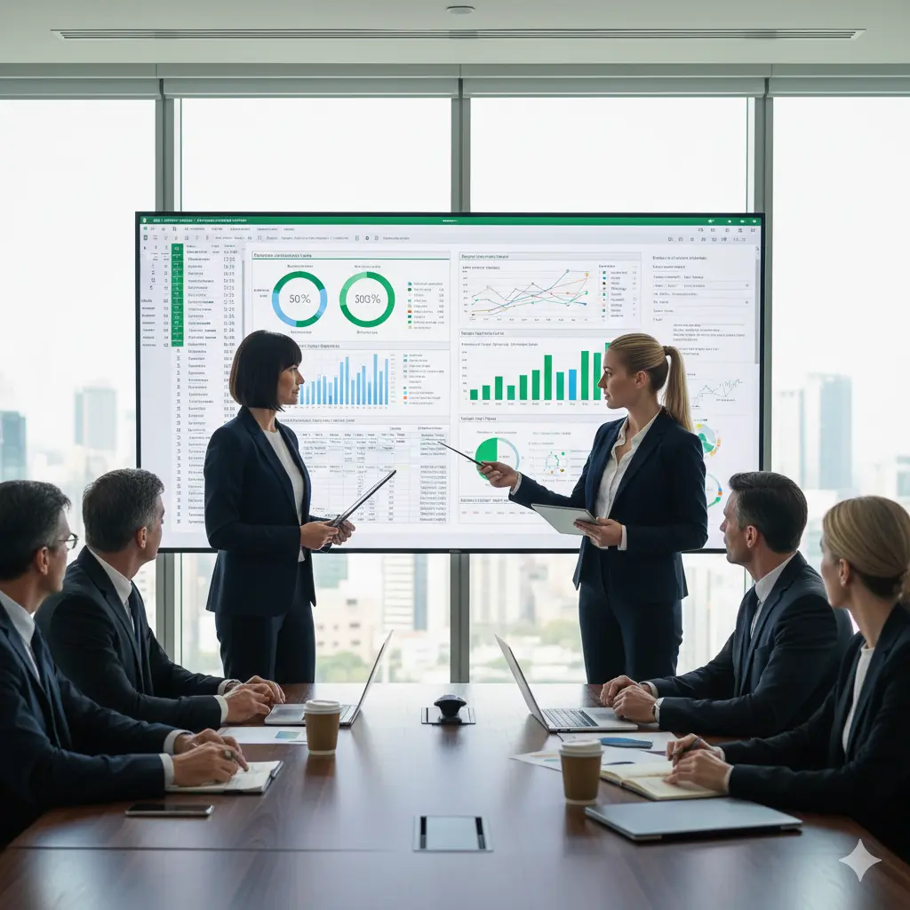 Capacitación en Excel para alimentos y bebidas – seguimiento de aprendizaje con reportes periódicos y test inicial